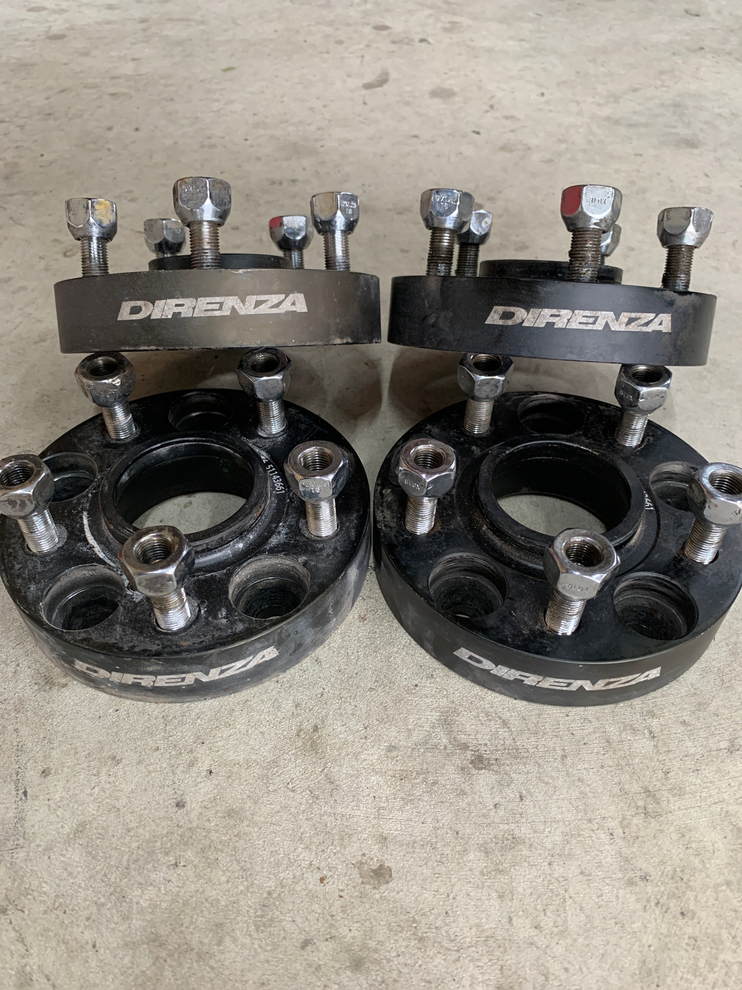 Bolt on Wheel Spacers 30mm x4 , 5x114.3