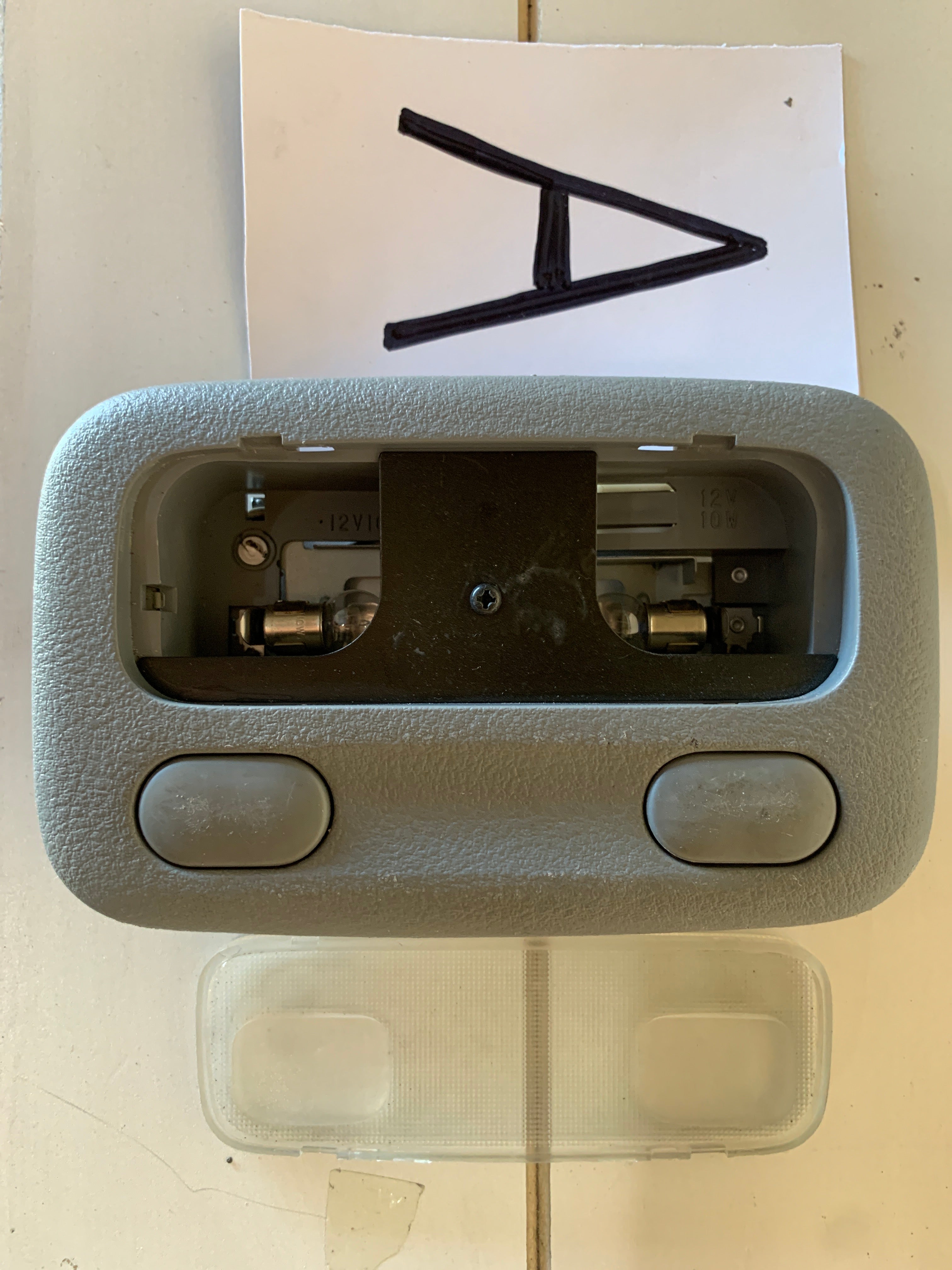 FRONT Interior Roof Light, R32