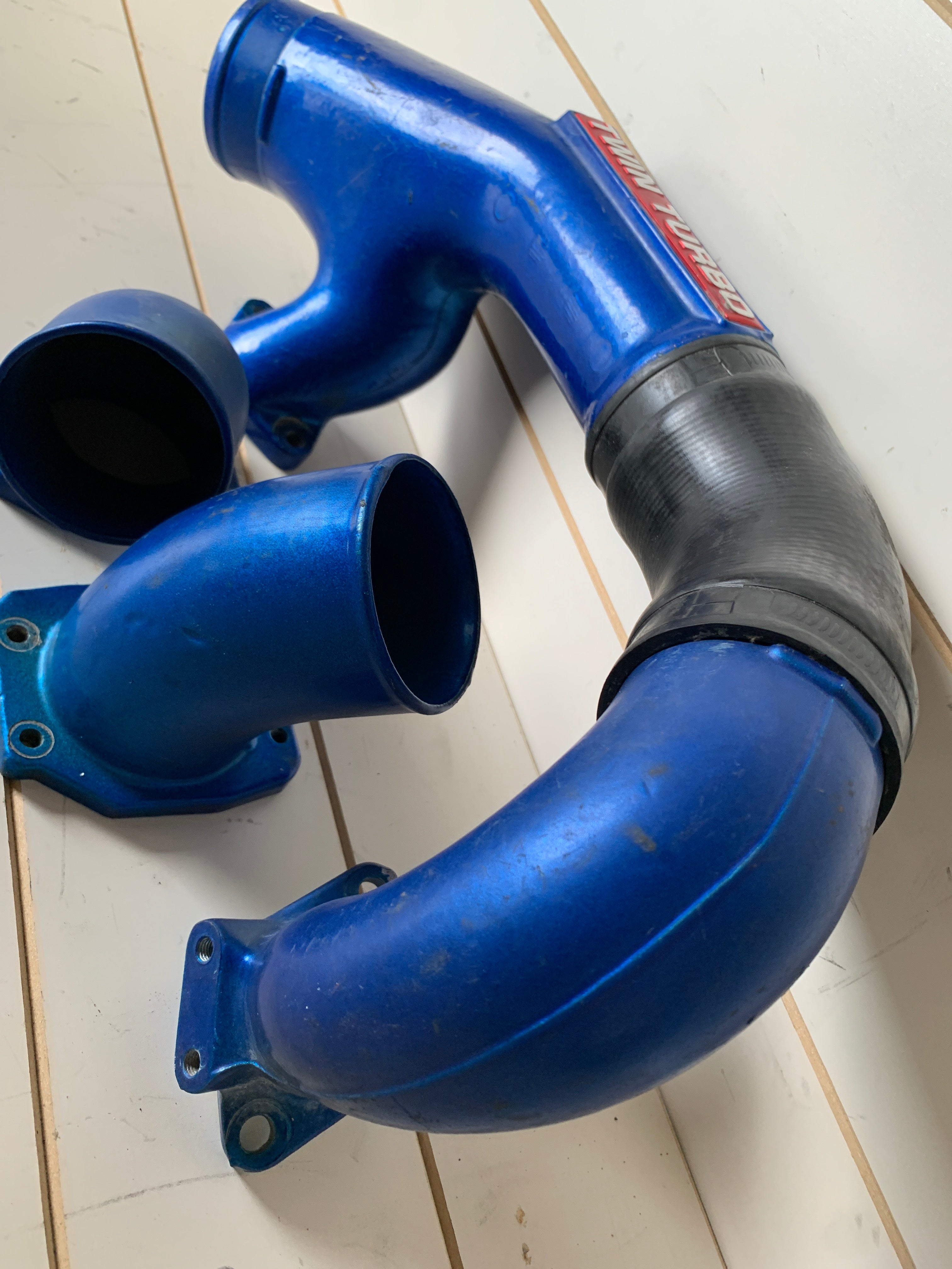 RB26dett Turbo Inlet Pipes (Blue)