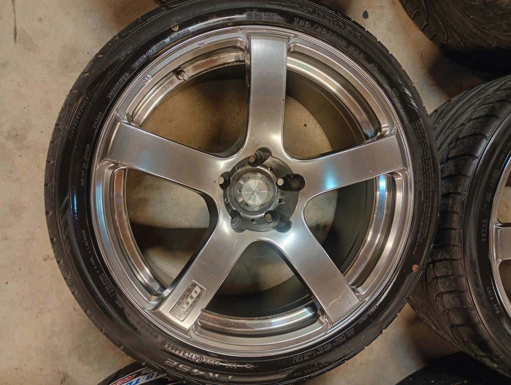 DTM Wheels with Tyres 18x9.5" 5x114.3