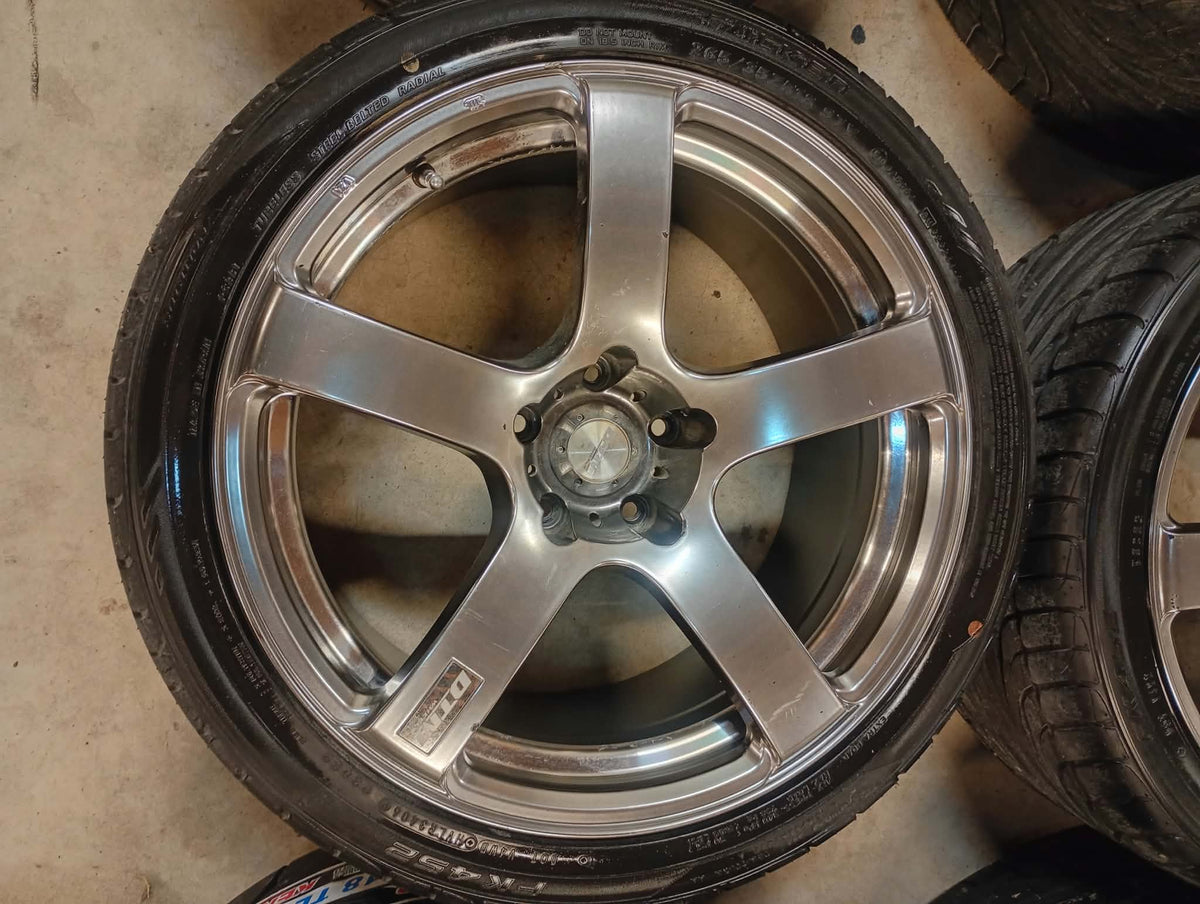 DTM Wheels with Tyres 18x9.5" 5x114.3
