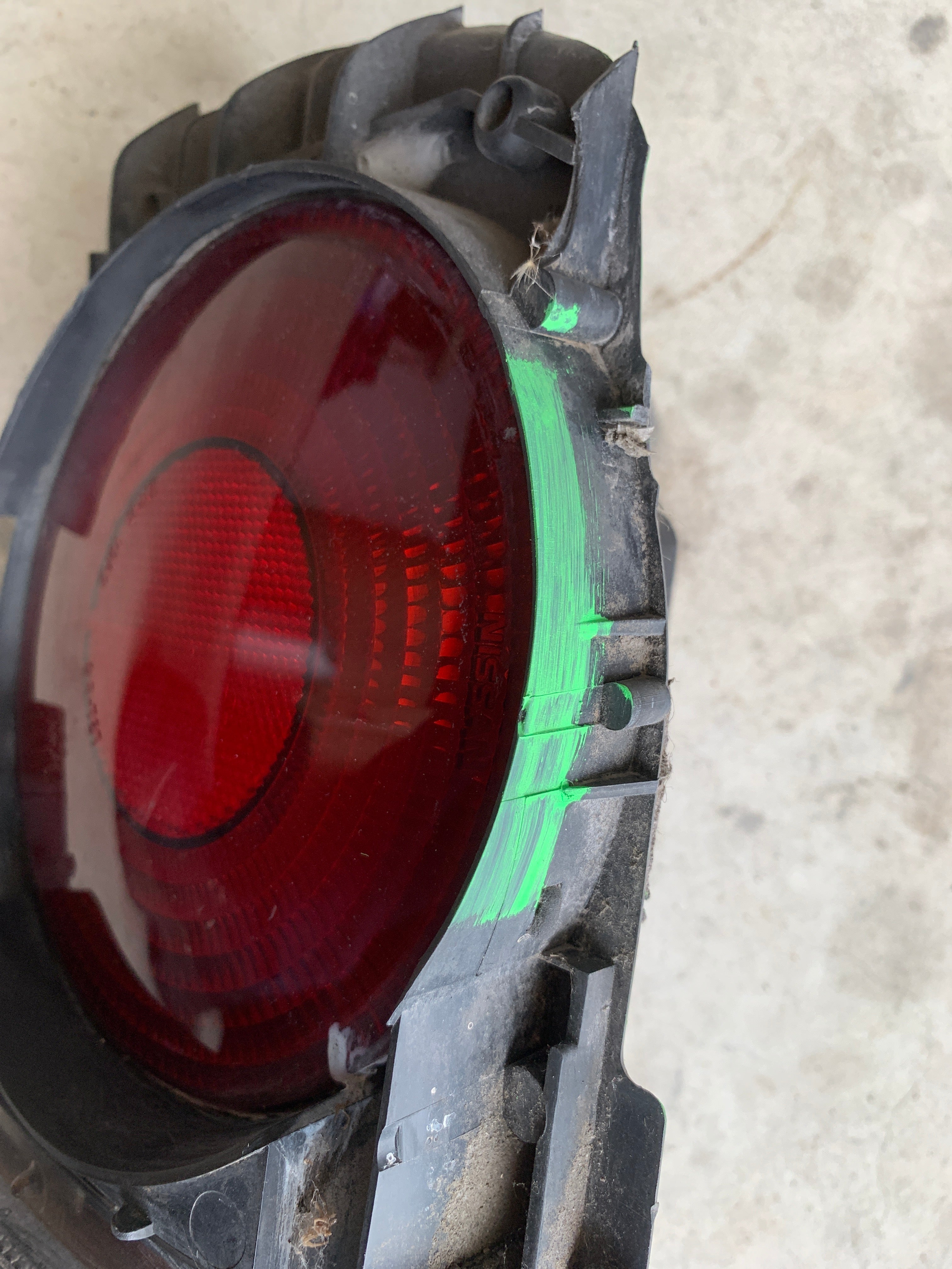 Damaged LEFT Tail light, R32 Coupe
