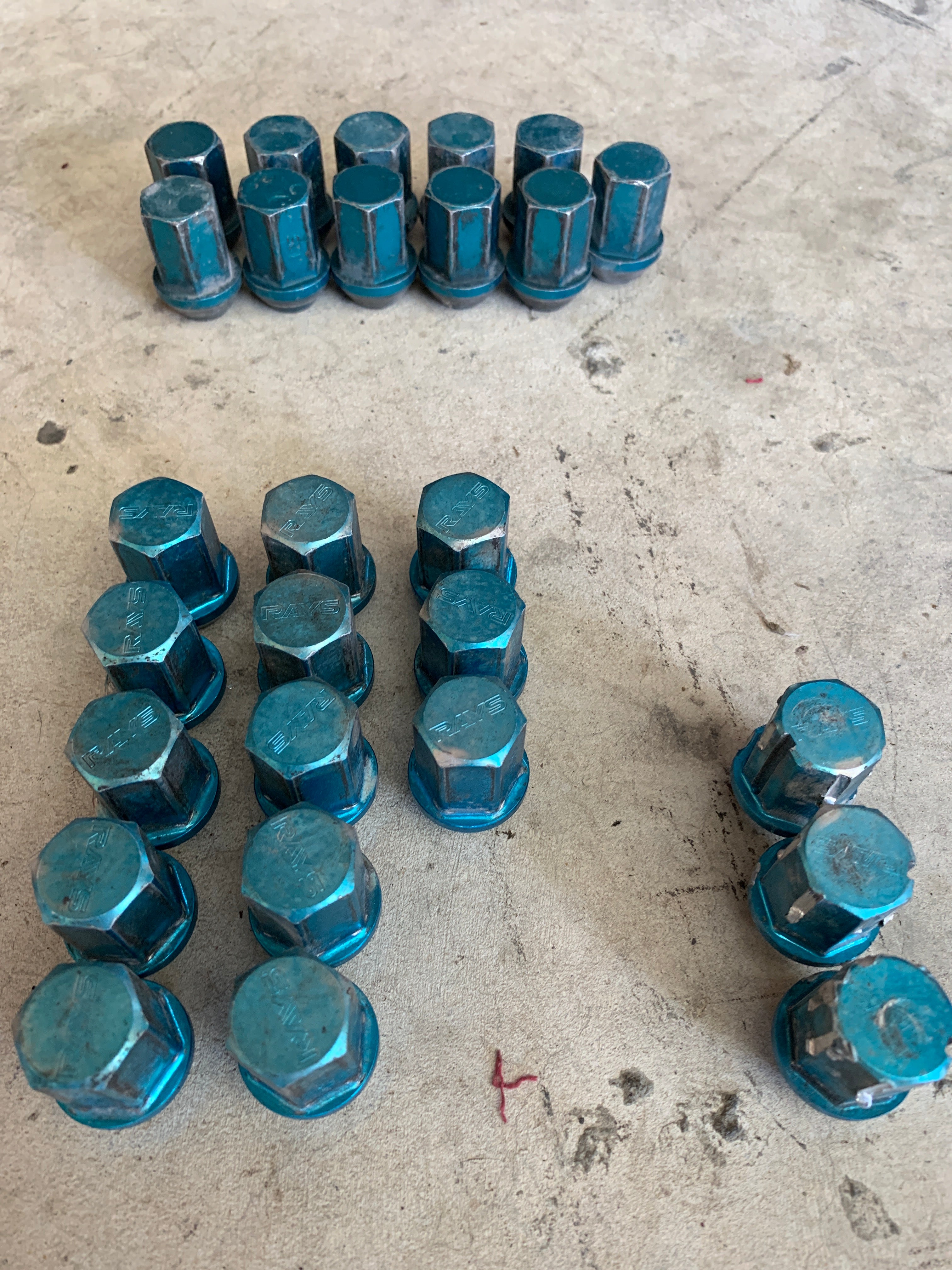 Wheel Nuts Alloy - Rays, M12 x 1.25