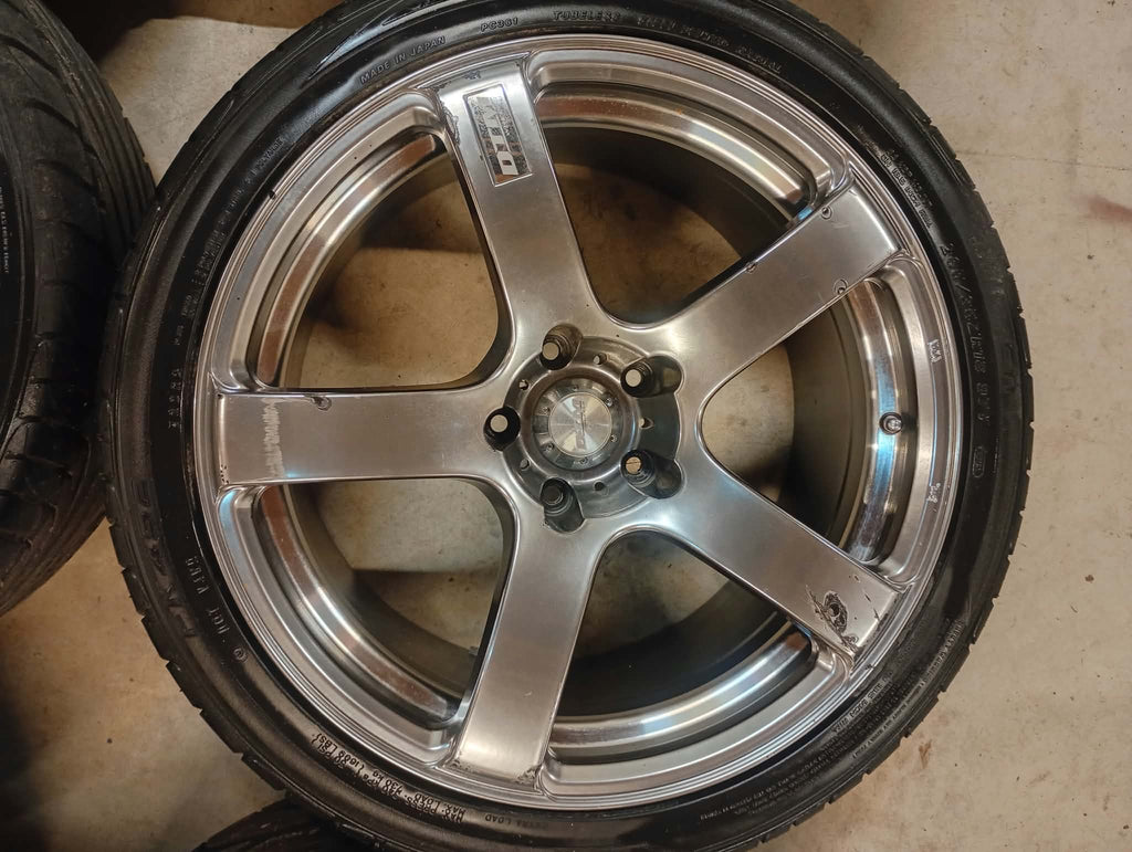 DTM Wheels with Tyres 18x9.5" 5x114.3