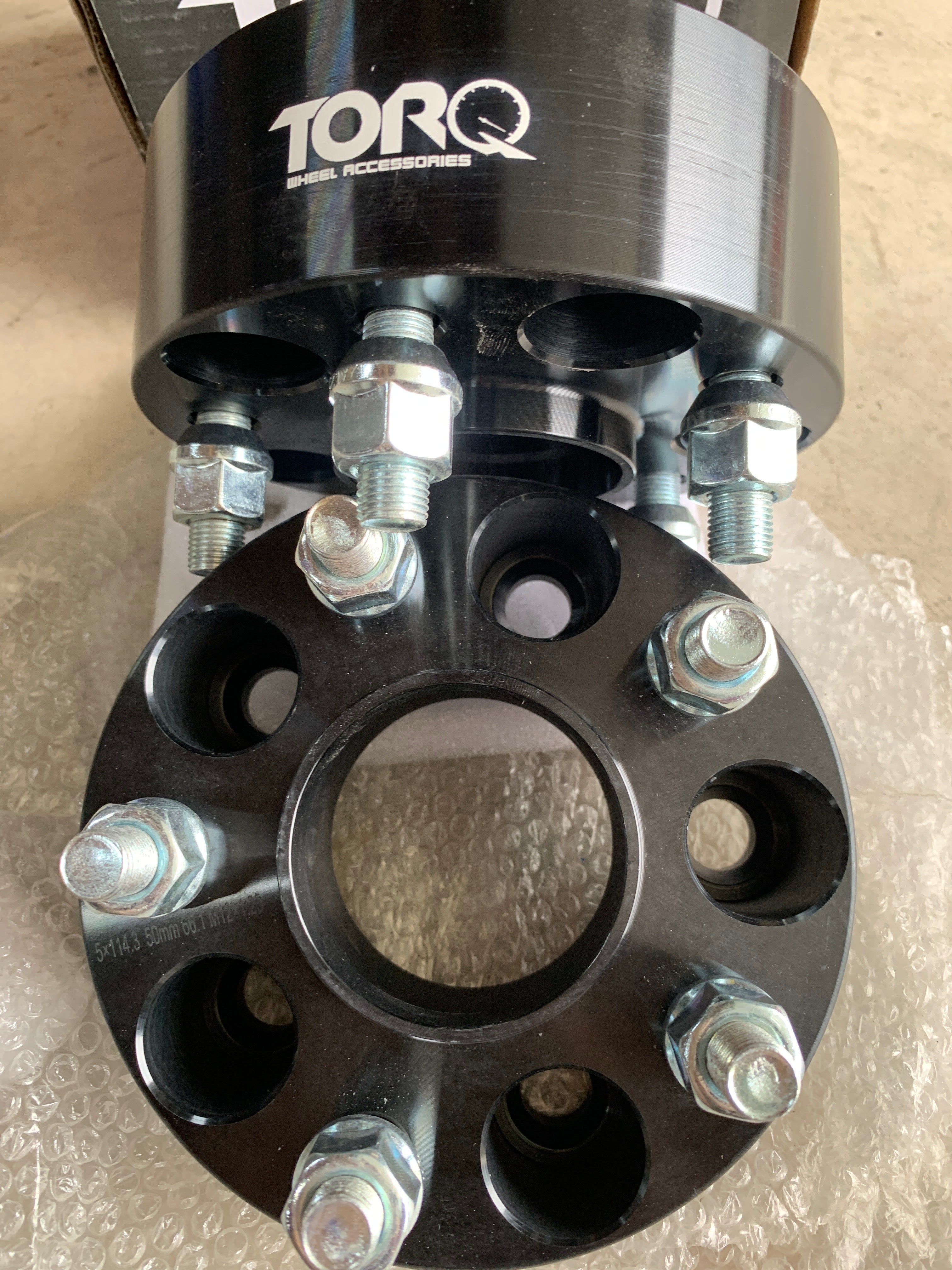 NEW Torq Bolt on Wheel Spacers 50mm