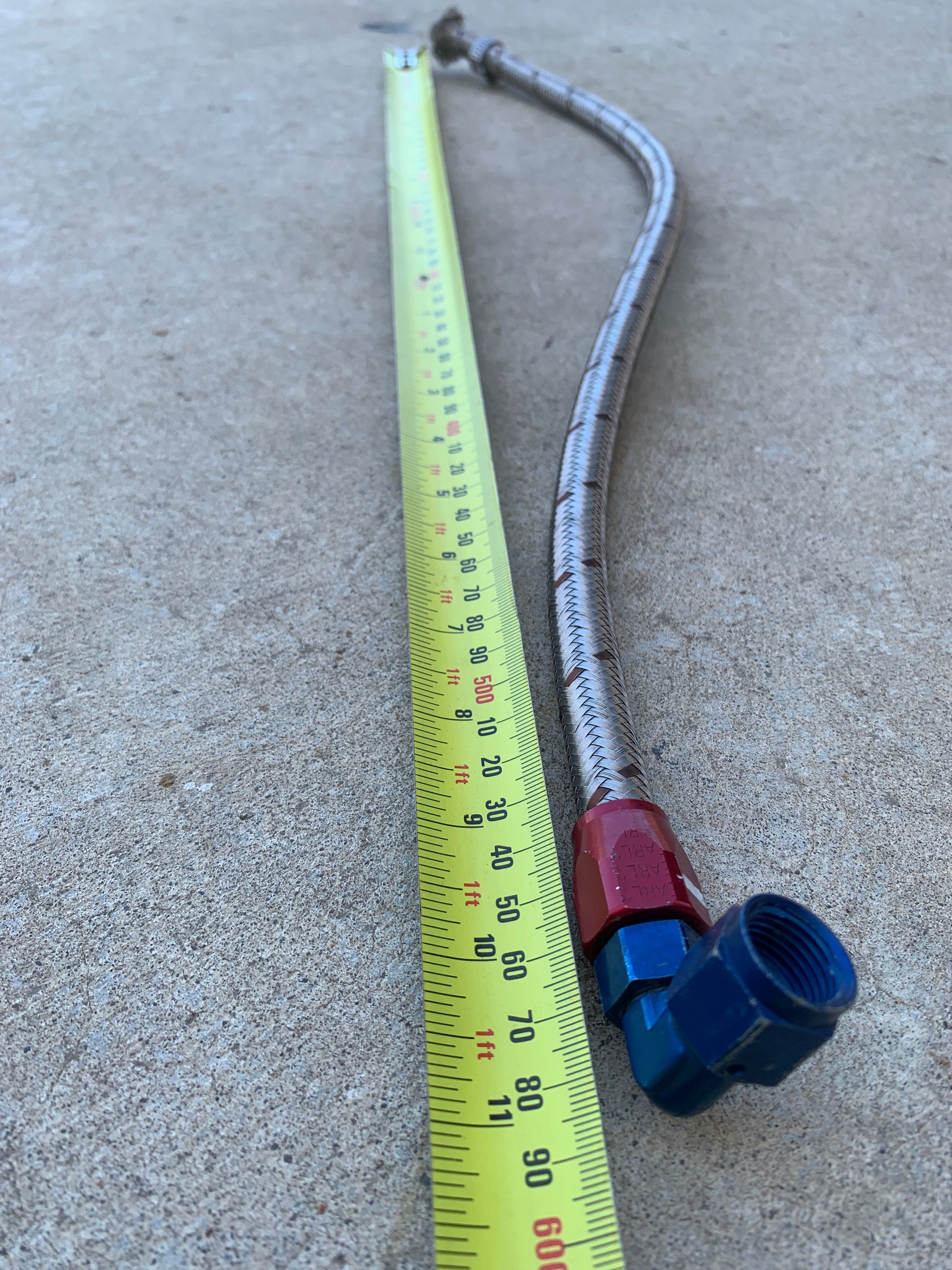 EARLS Braided Fuel Lines w/fittings