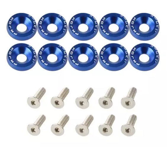 NEW Password JDM Guard Washers BLUE