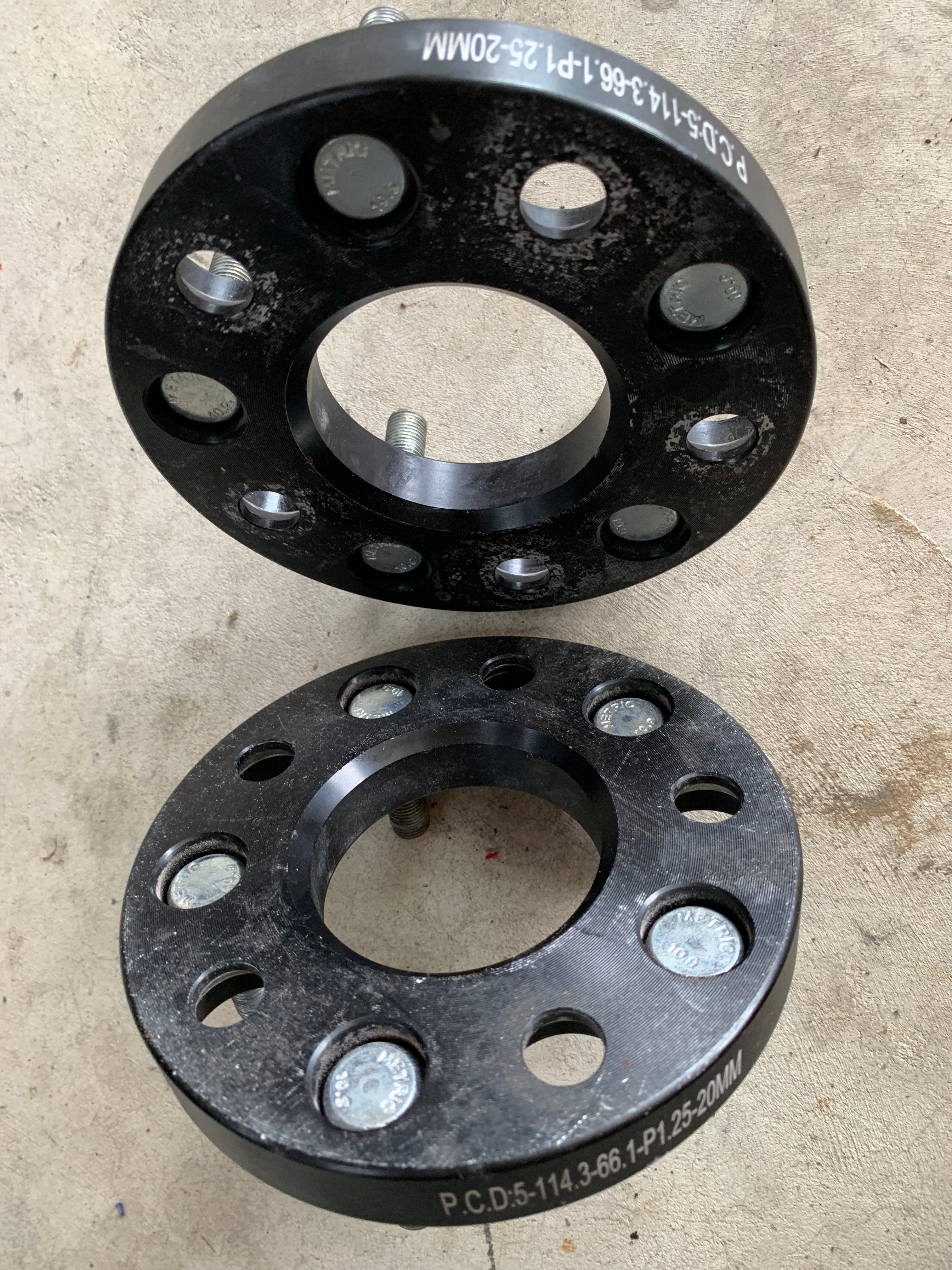 Wheel Spacers 20mm, 5x114.3