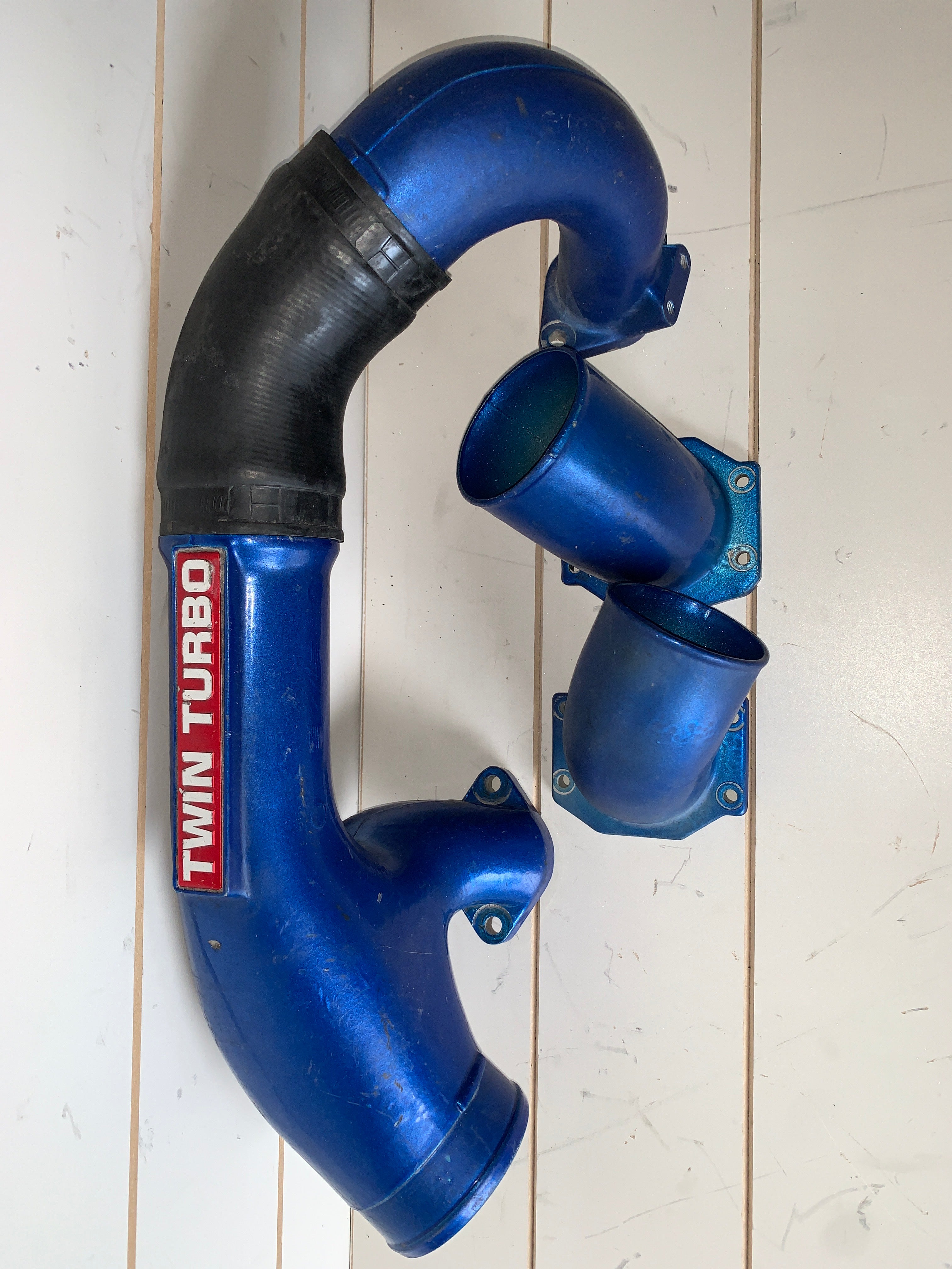 RB26dett Turbo Inlet Pipes (Blue)