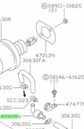NEW Genuine Clutch booster Check Valve, R32/33/34