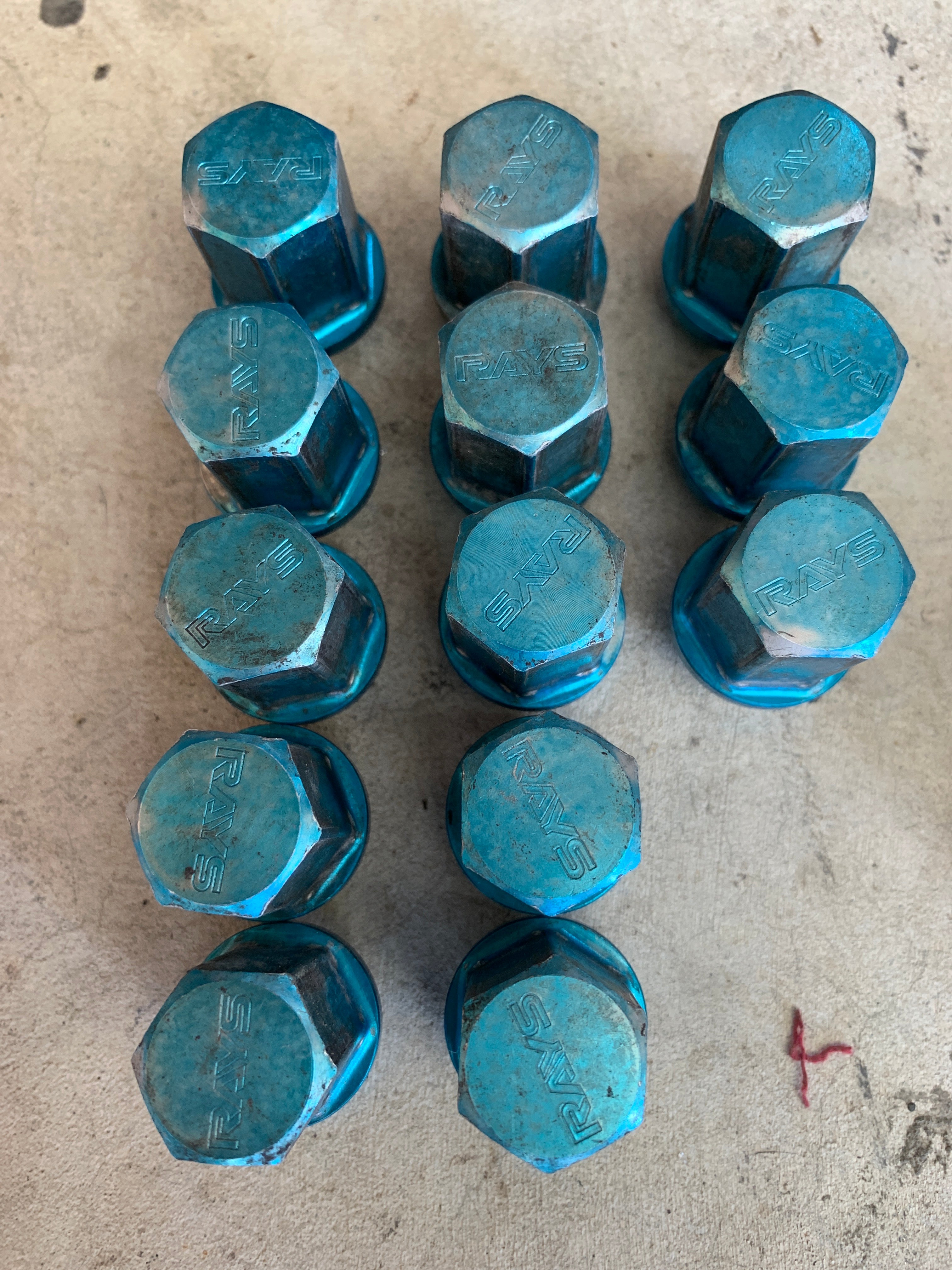 Wheel Nuts Alloy - Rays, M12 x 1.25