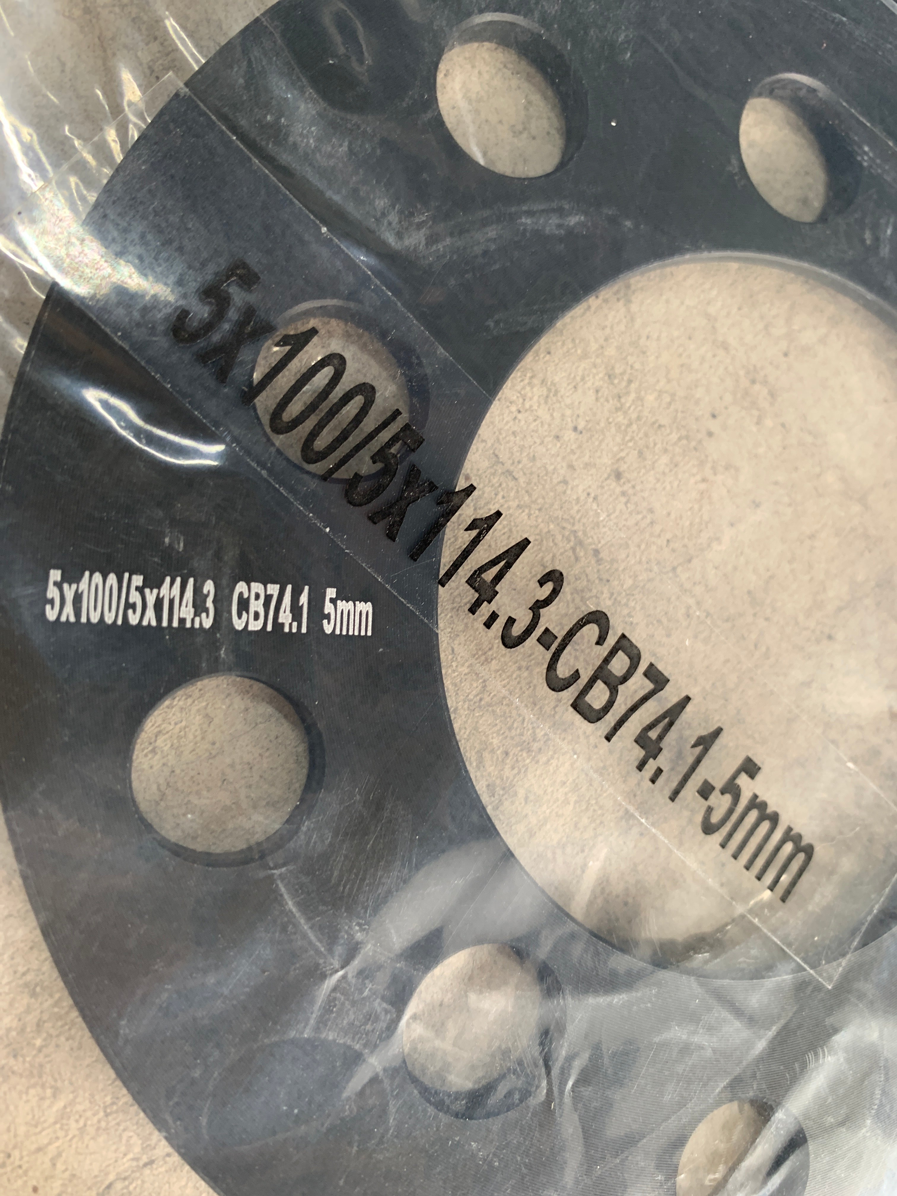 NEW Torq Slip on Spacers 5mm, 5x114.3