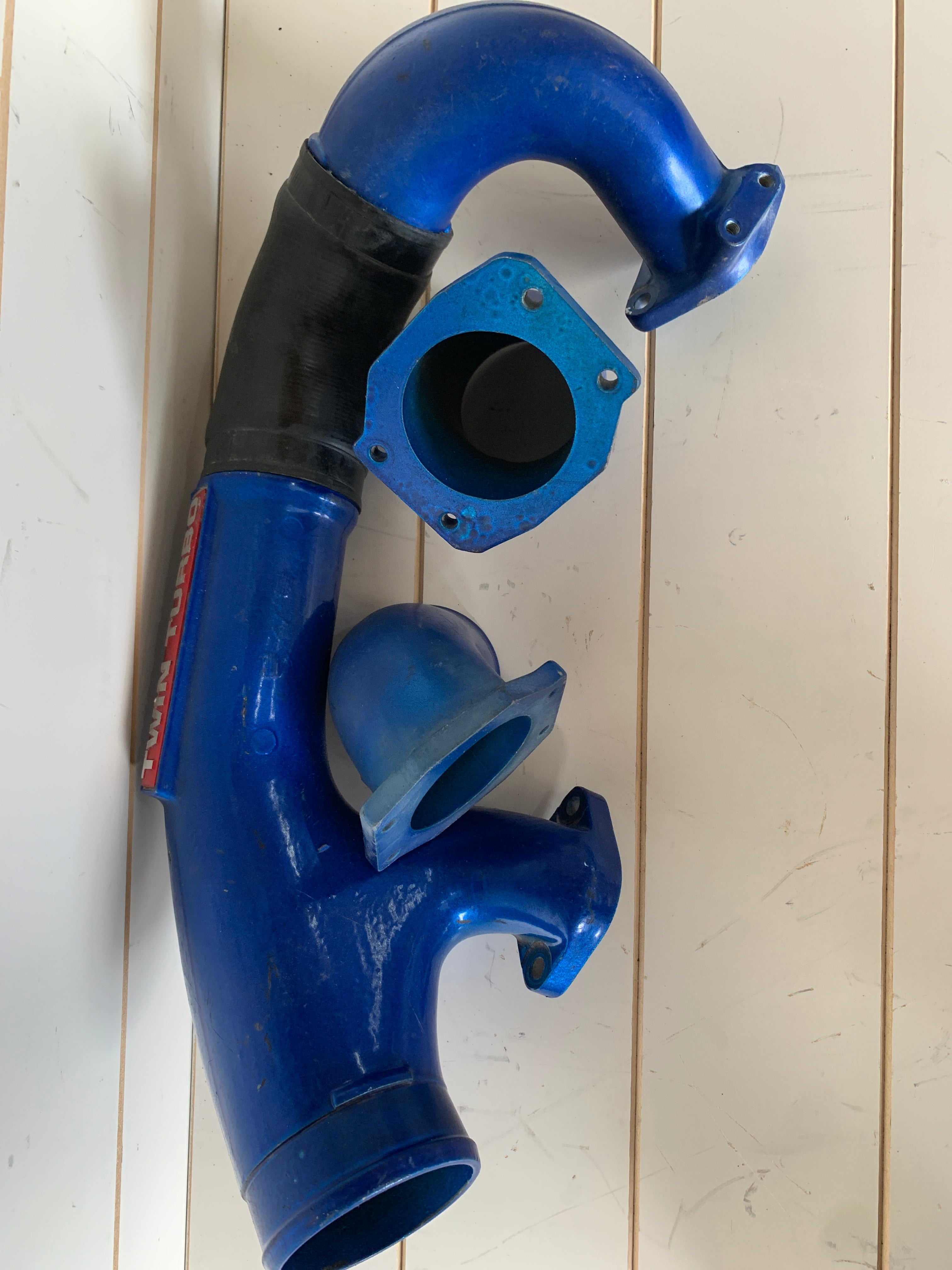 RB26dett Turbo Inlet Pipes (Blue)