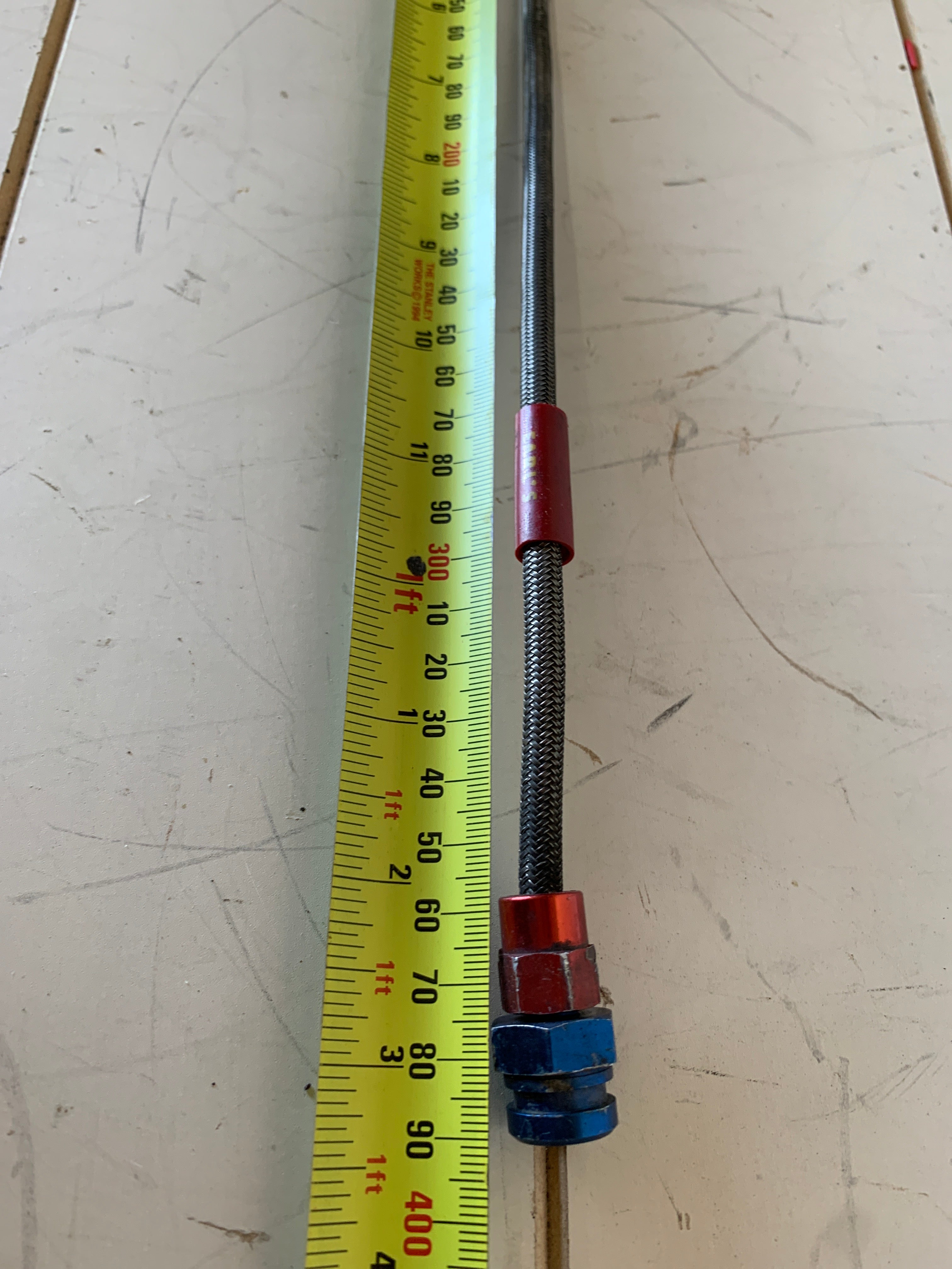 B&M Launch Control LINE LOCK Solenoid + braided lines