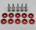 NEW Password JDM Guard Washers RED