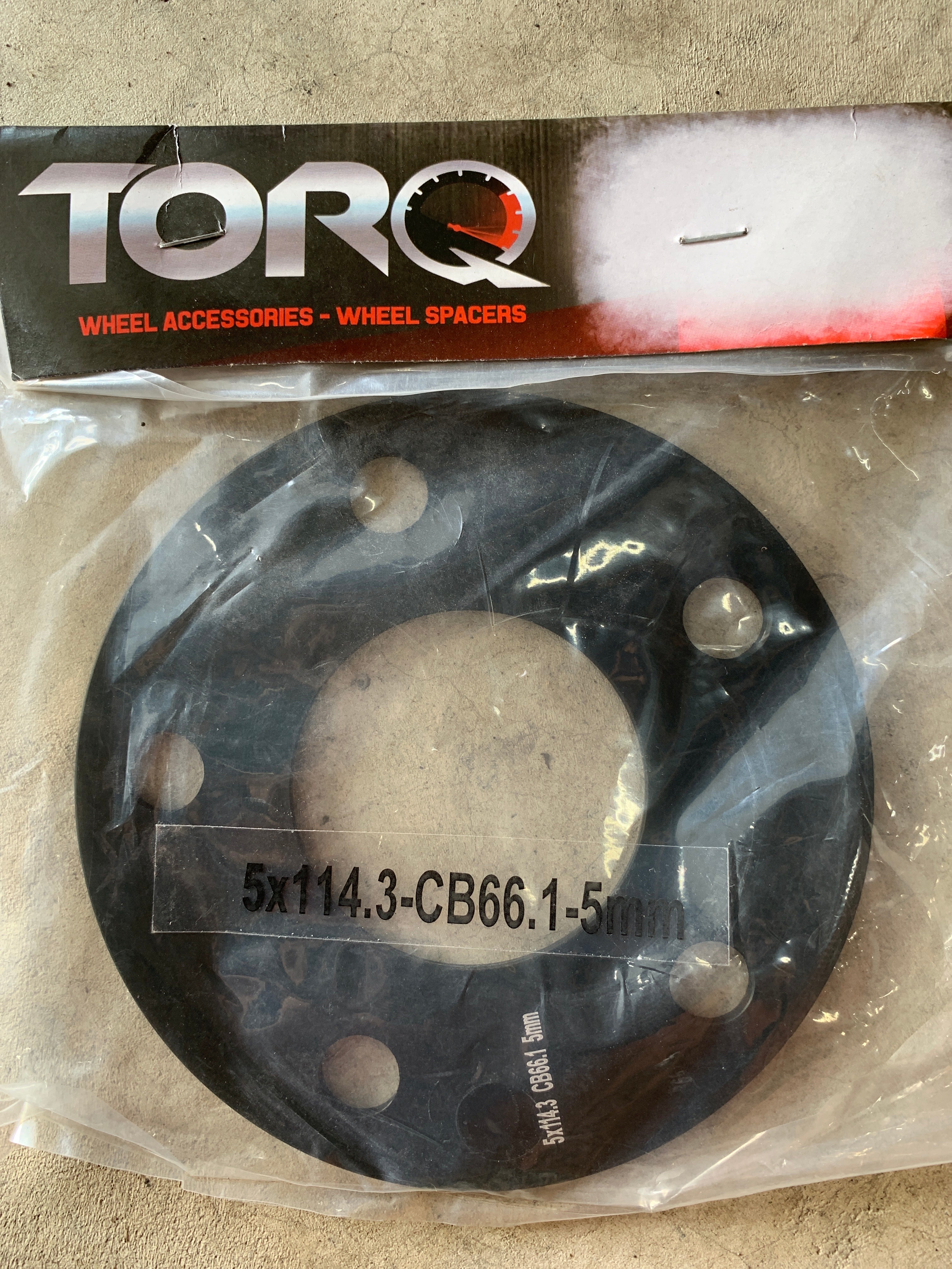 NEW Torq Slip on Spacer 5mm, 5x114.3