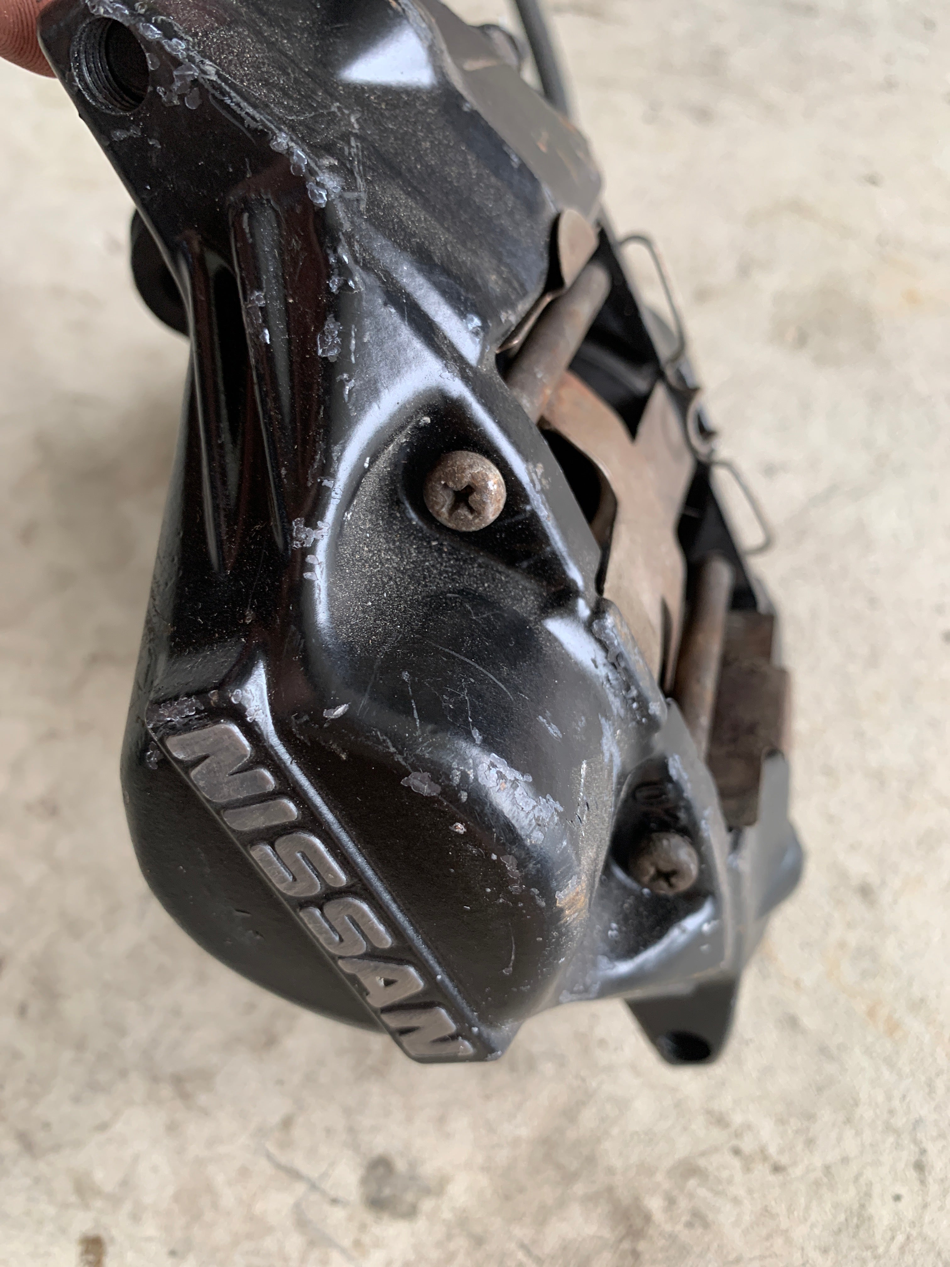 LEFT Rear Brake Caliper, R32