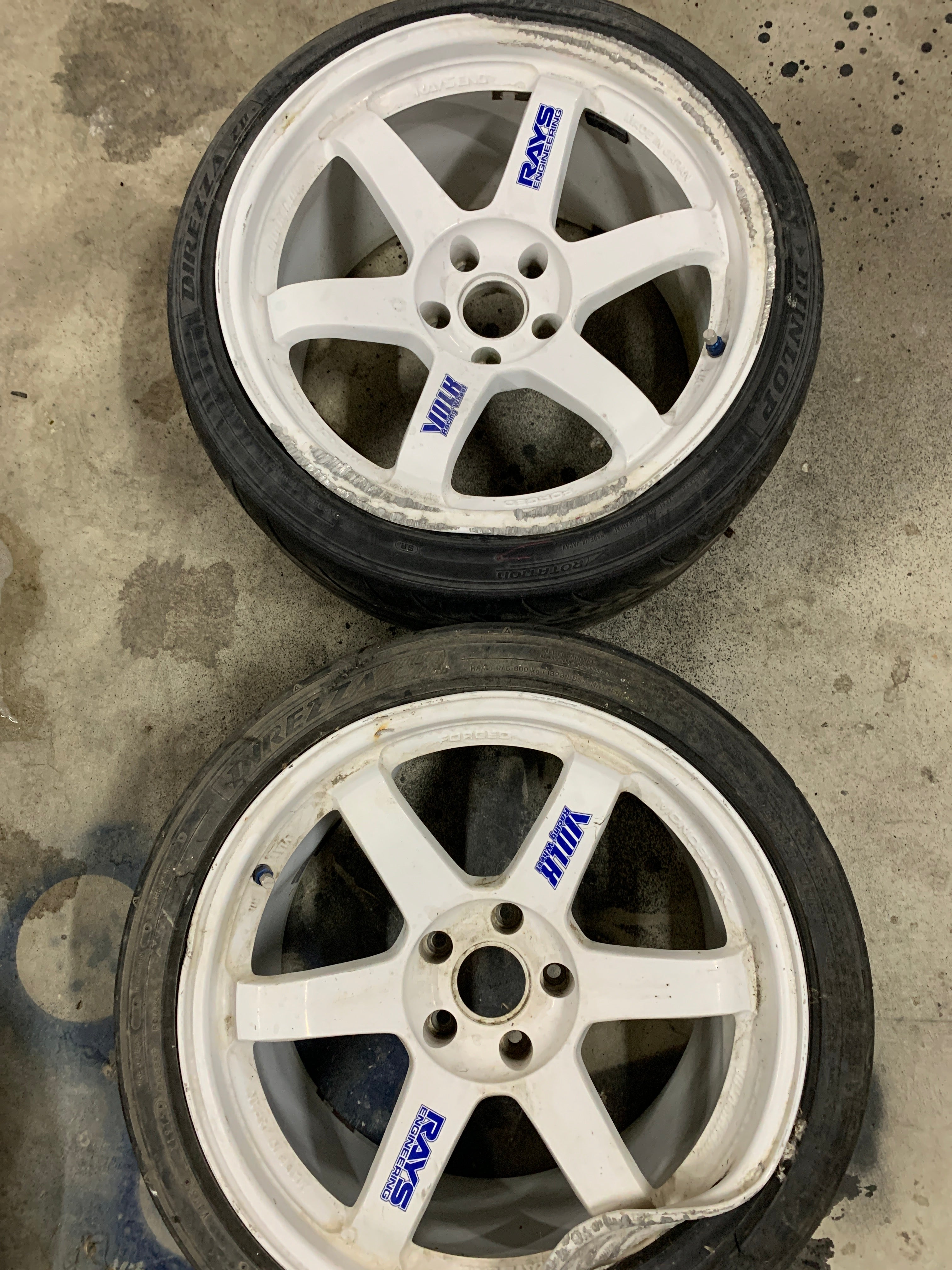 Wall Decoration 18" VOLK wheels x2