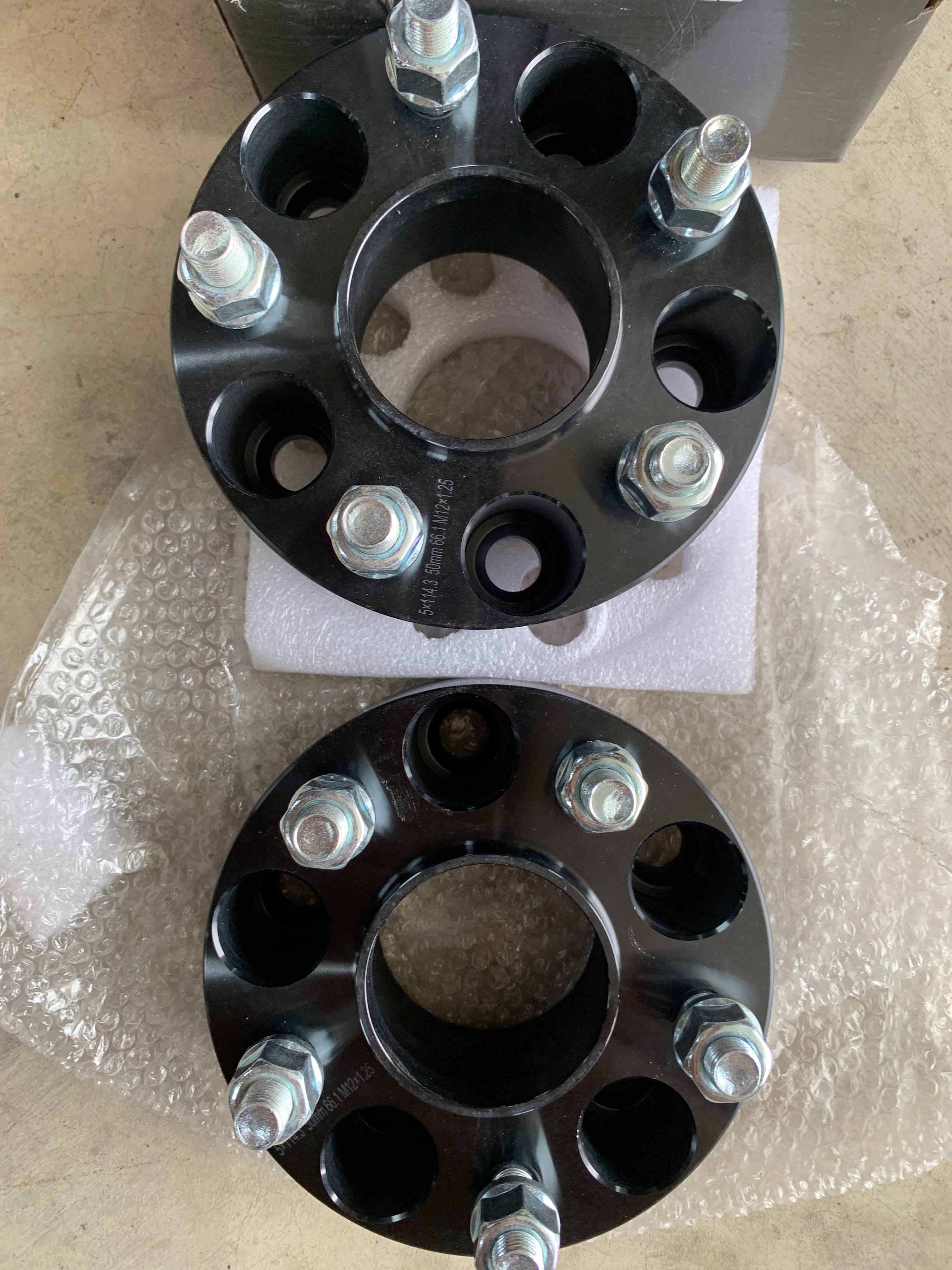 NEW Torq Bolt on Wheel Spacers 50mm