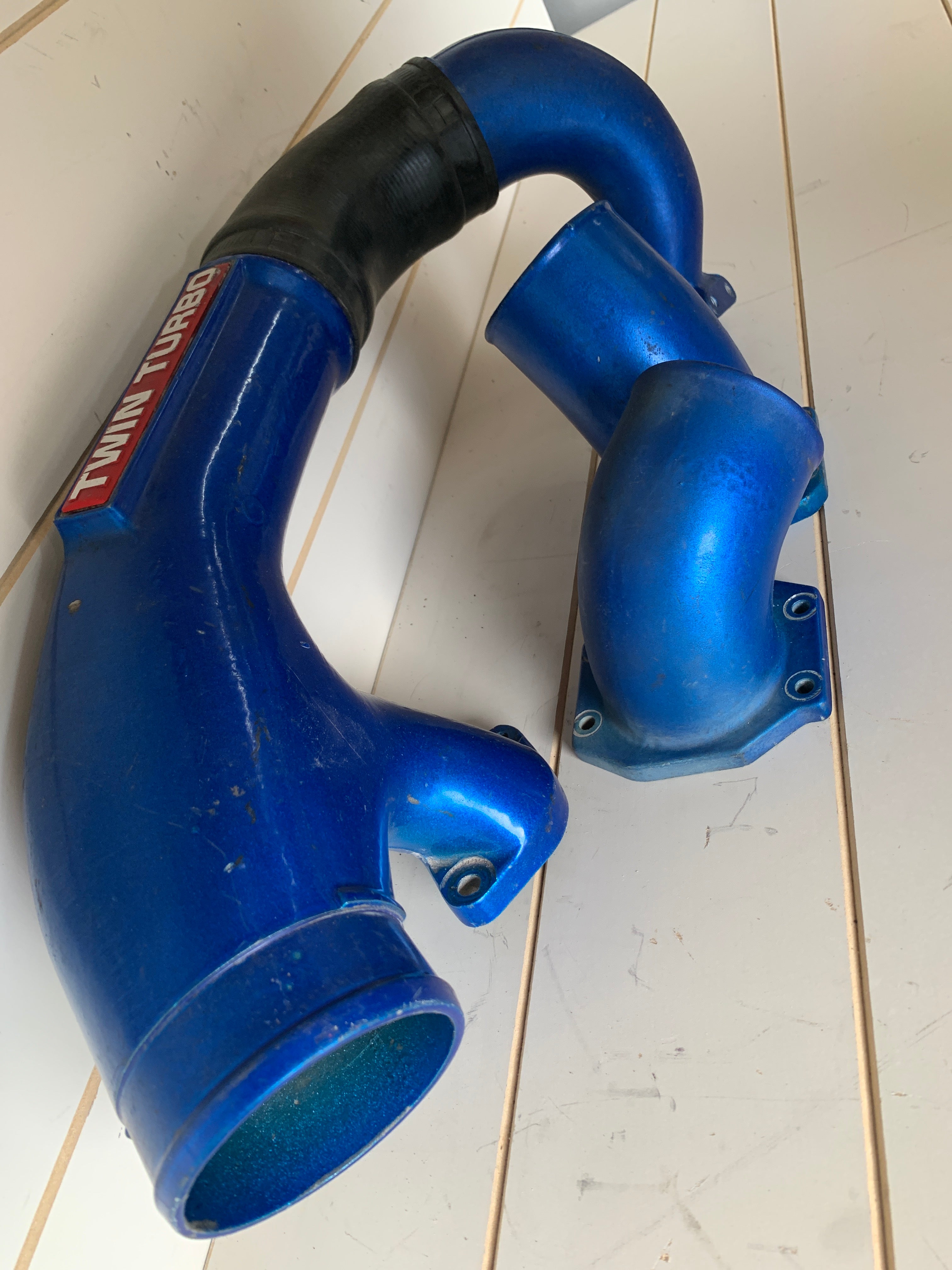 RB26dett Turbo Inlet Pipes (Blue)