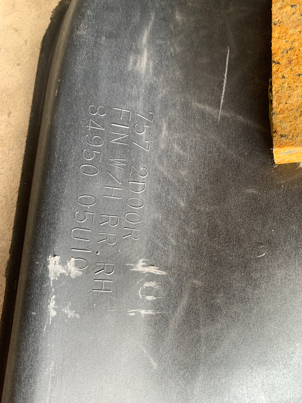 Boot Trim 1pc, R32 Coupe