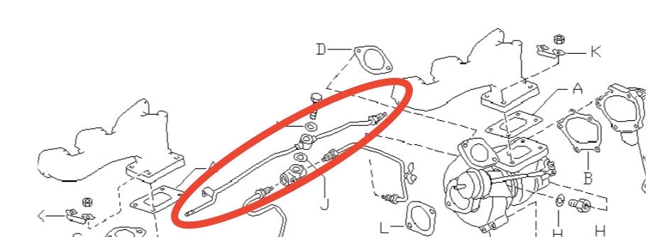 FRONT Water Outlet, RB26dett