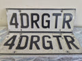 Personalised plate 4DRGTR