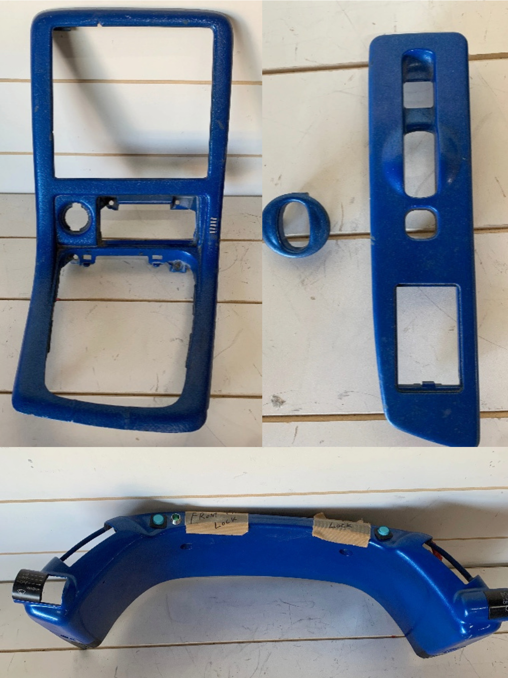 BLUE Stereo, Dash & Window Switch Trims, R32