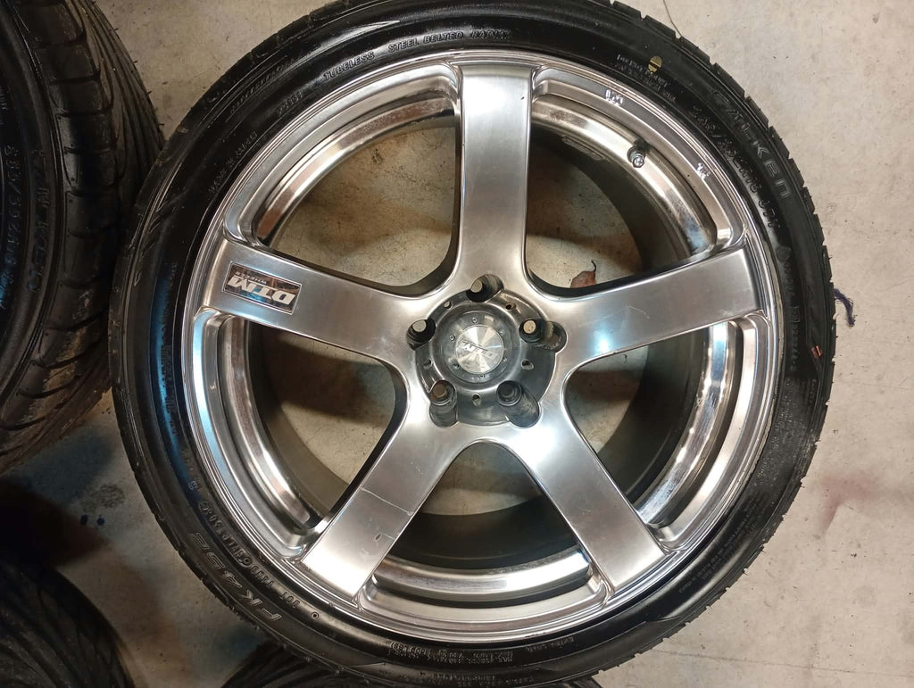 DTM Wheels with Tyres 18x9.5" 5x114.3