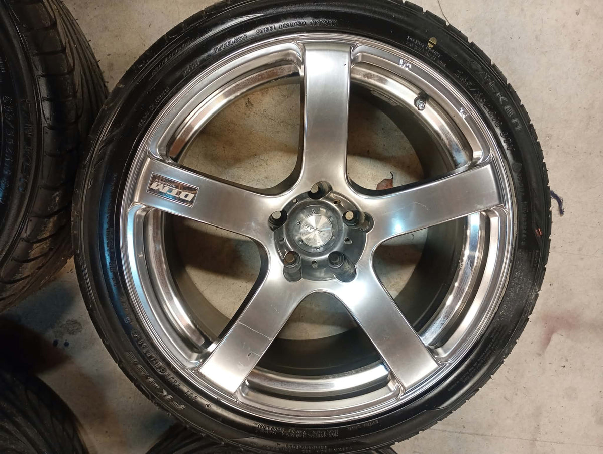 DTM Wheels with Tyres 18x9.5" 5x114.3