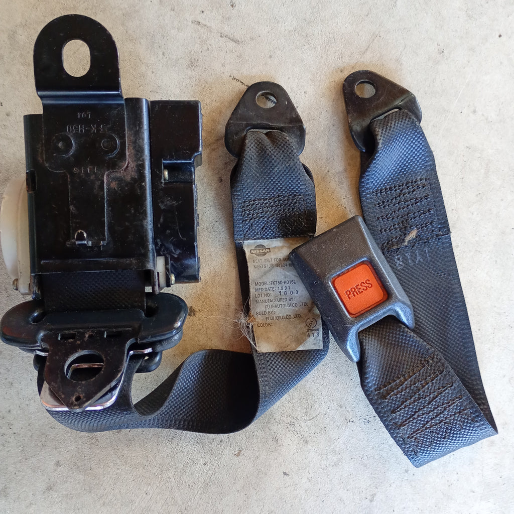 LEFT Rear Seat Belt, R32 GTR MFD1991