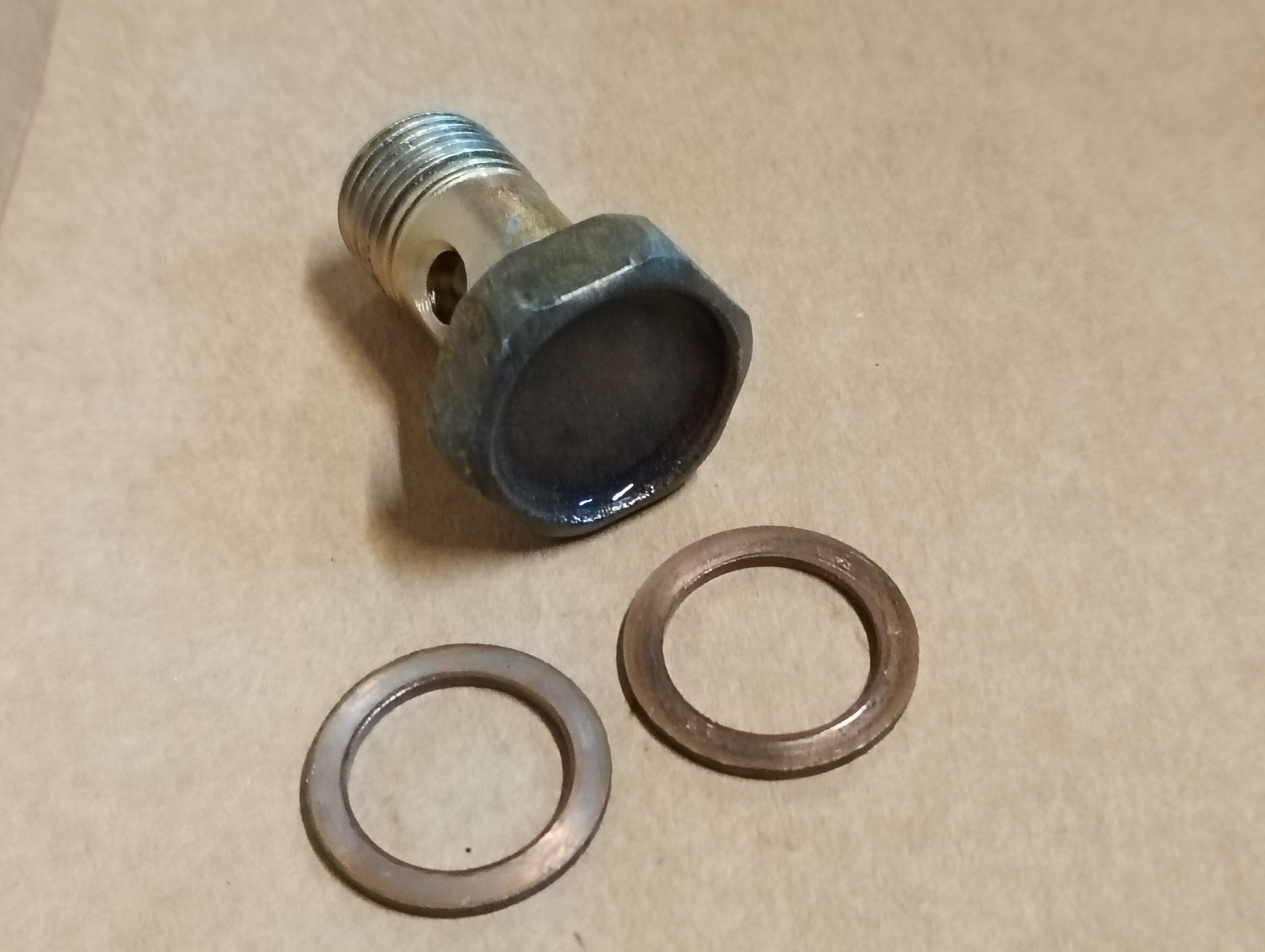 Power steering banjo bolt, Skyline & Silvia