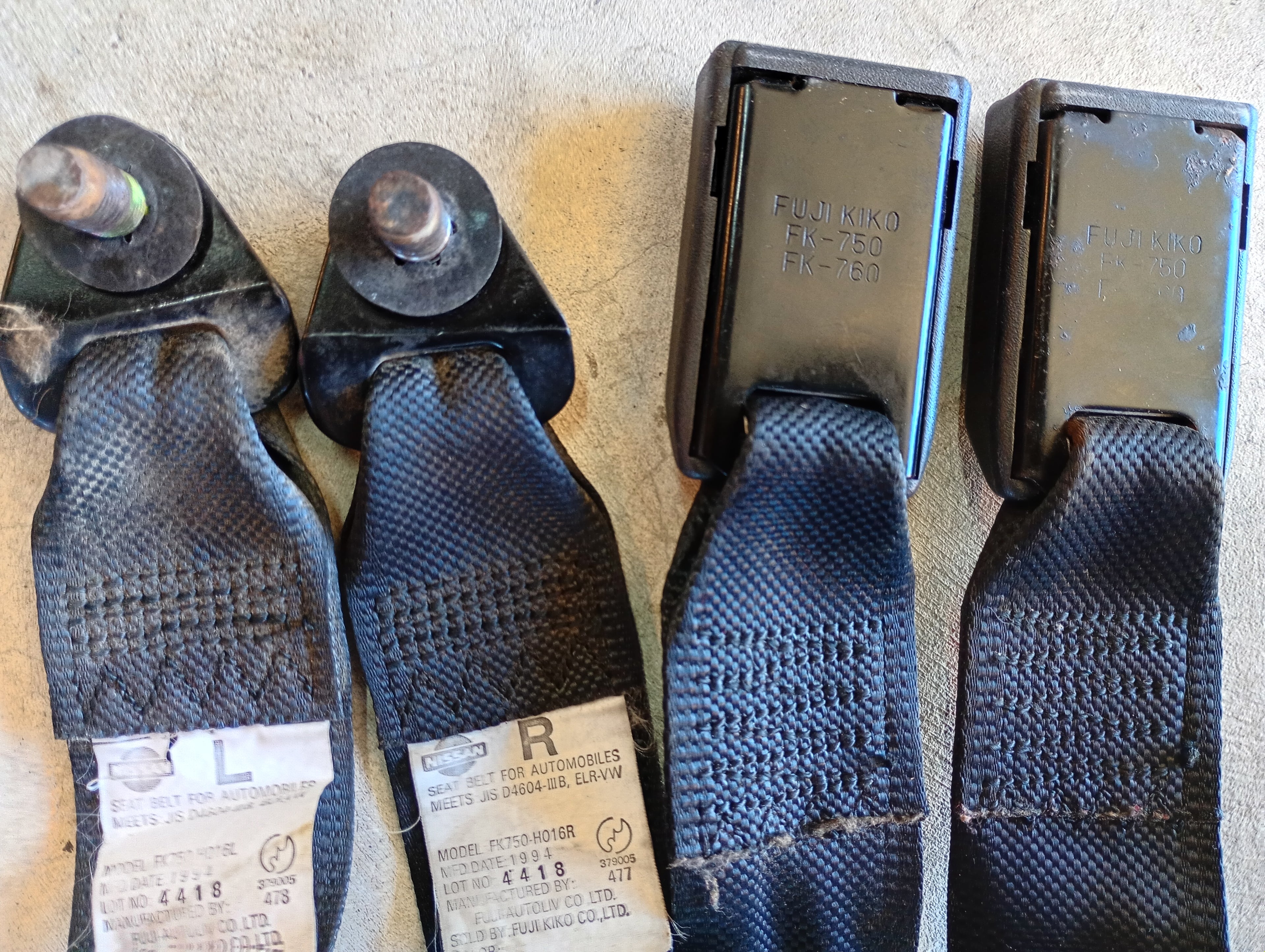 Rear Seat Belts, R32 GTR MFD1994