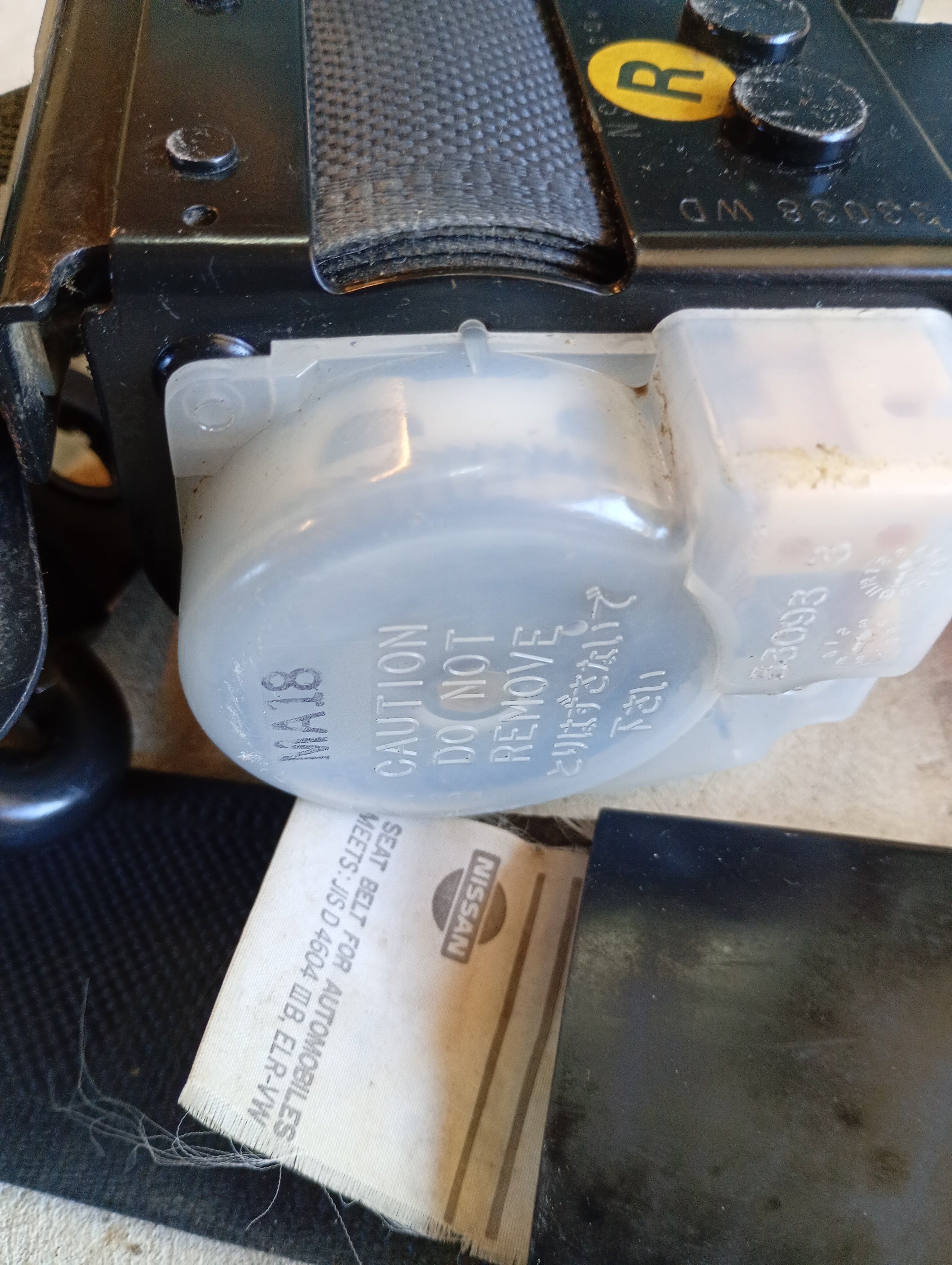 Front Right Seat Belt, R32 GTR mfd1994