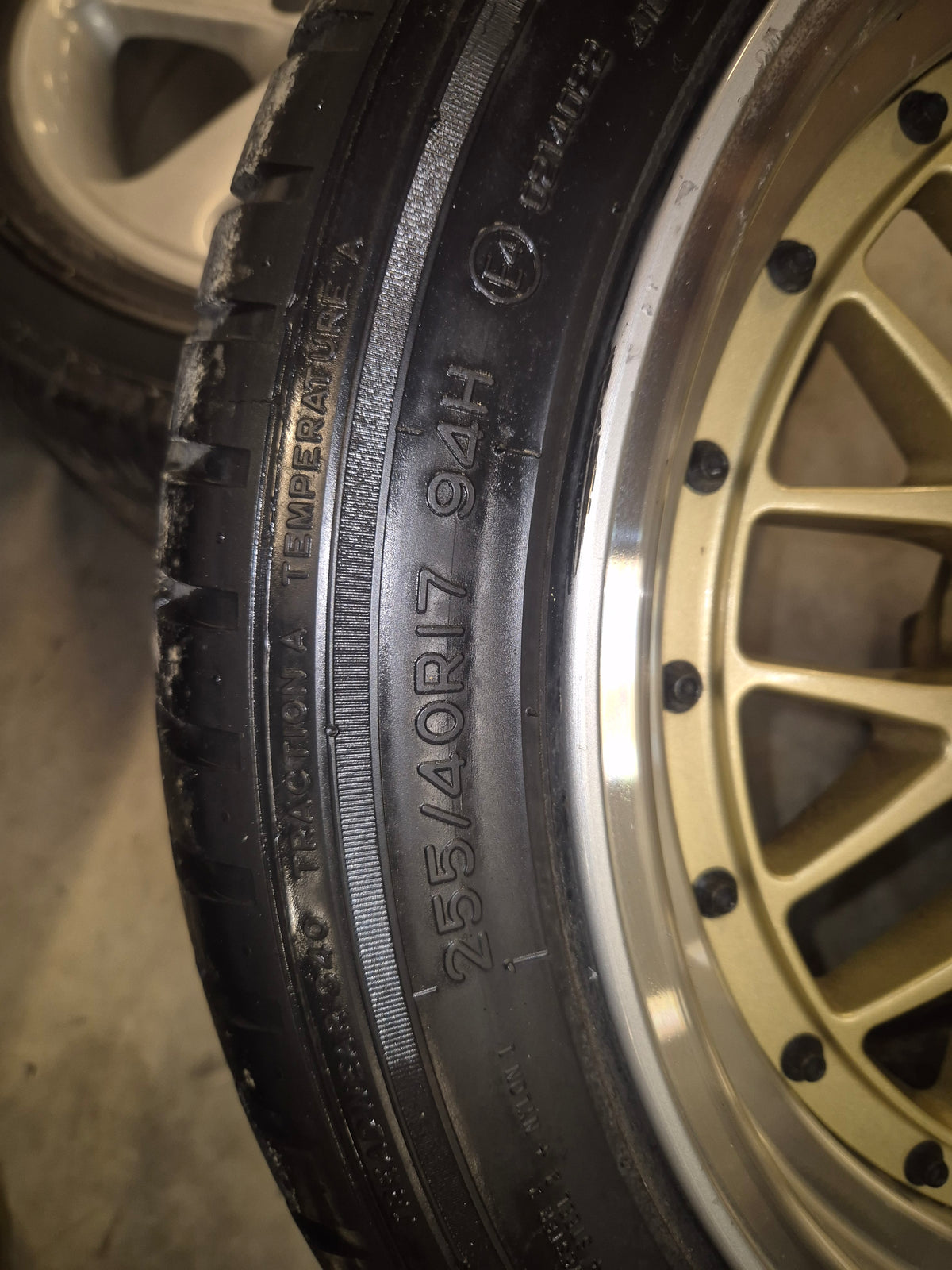 BBS Wheels and Tyres (suit R33 GTR)