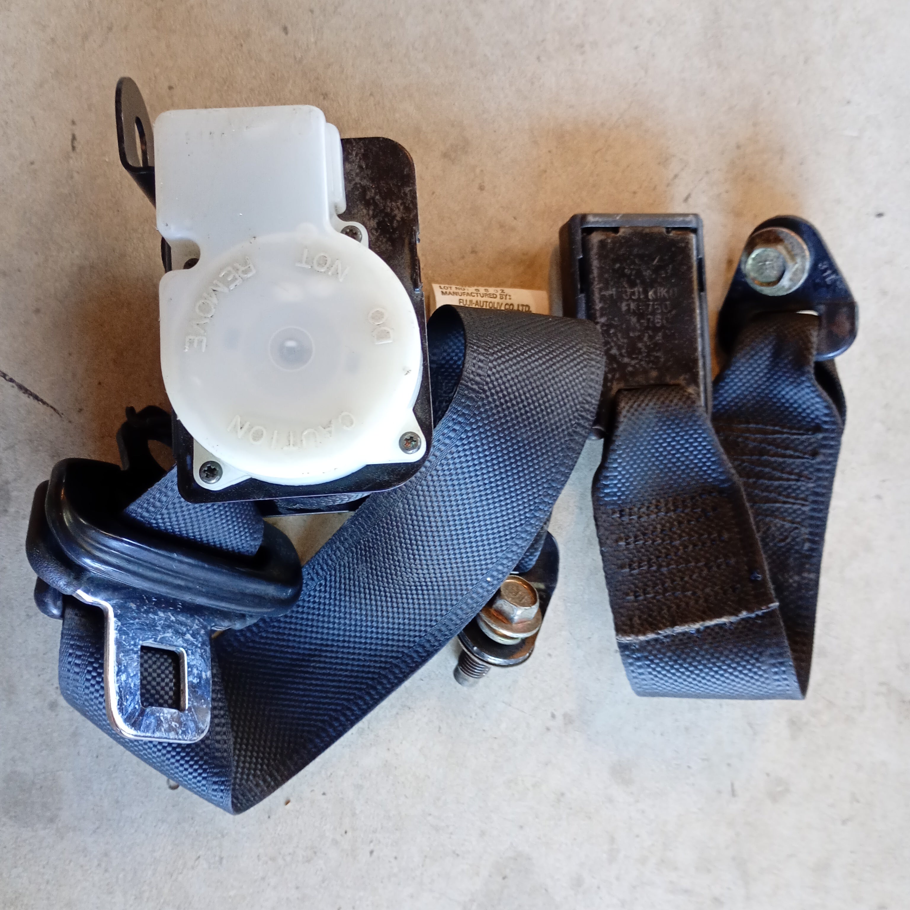 LEFT Rear Seat Belt, R32 GTR MFD1991
