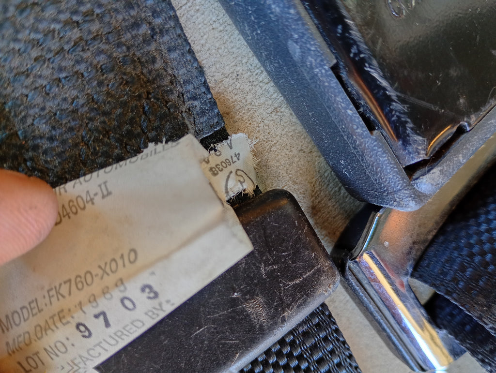 Rear Lap Belt, R32 GTR mfd:1989