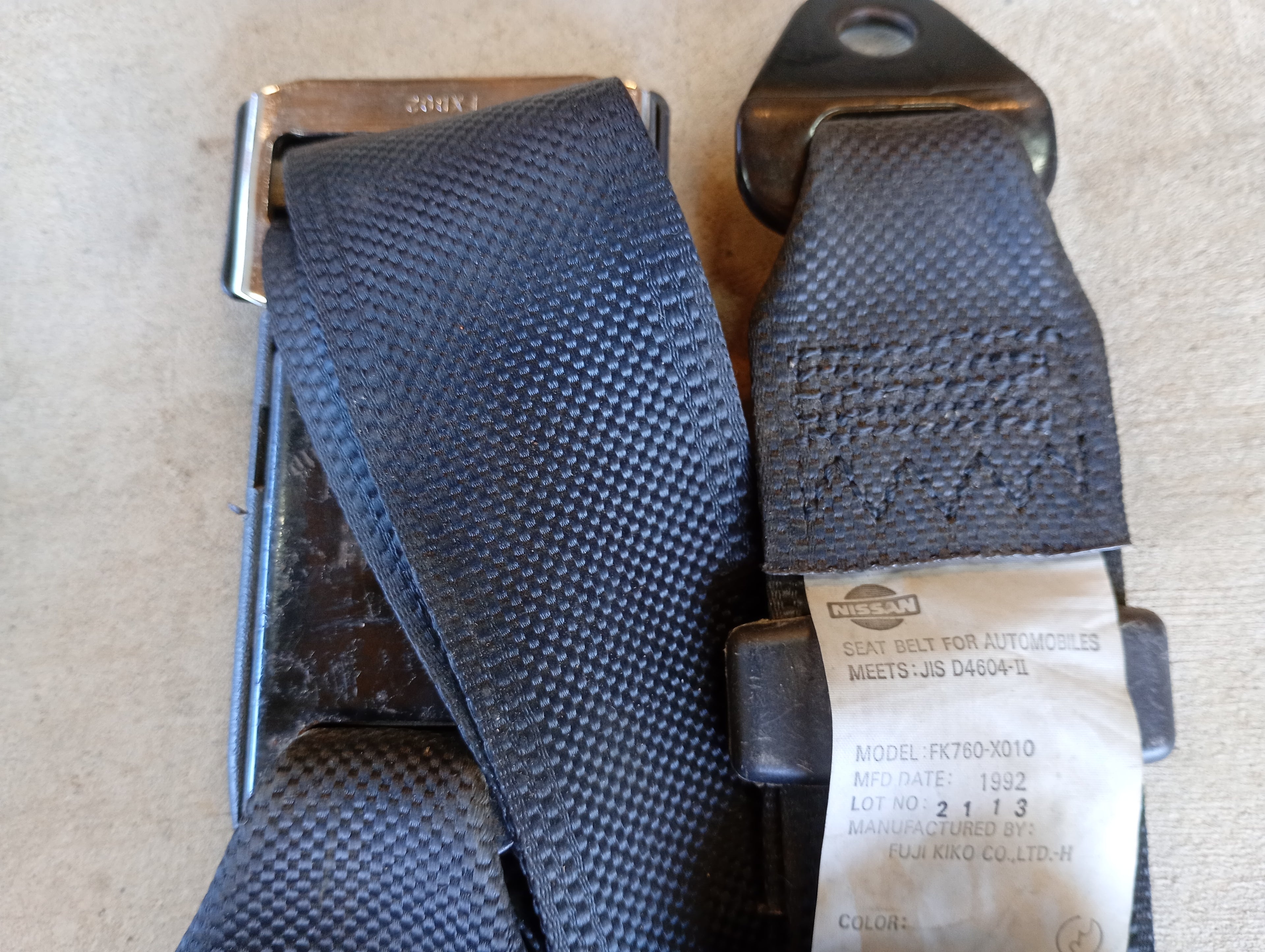 Rear Lap Belt, R32 GTR mfd:1992