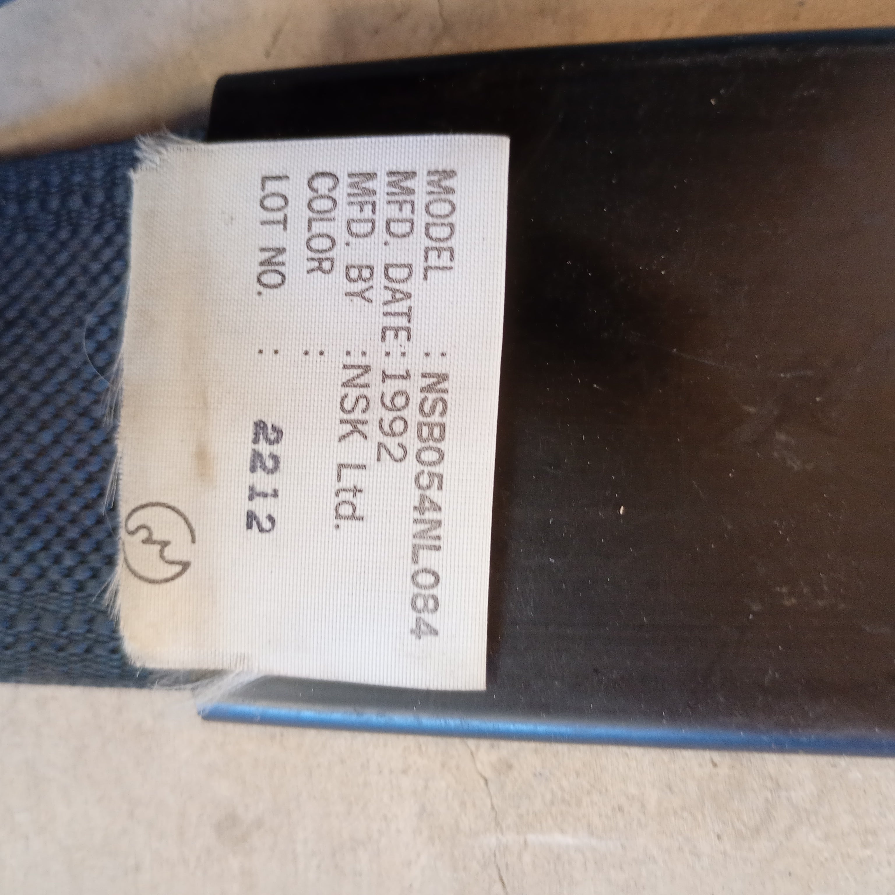 Front Left Seat Belt, R32 GTR mfd1992