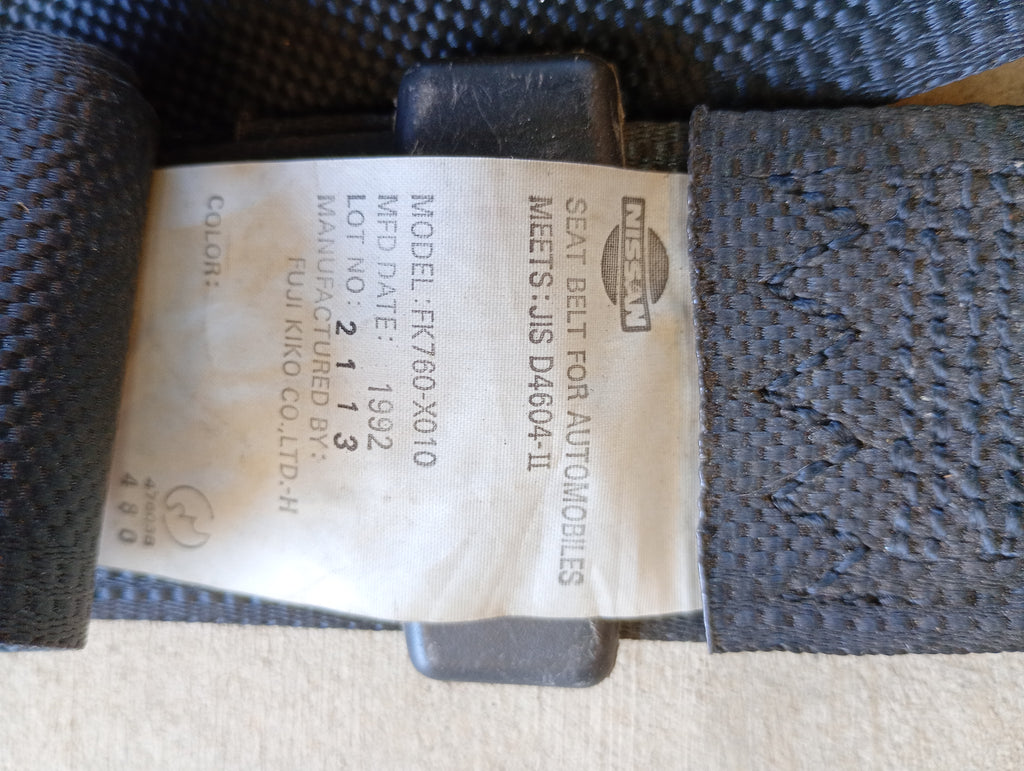 Rear Lap Belt, R32 GTR mfd:1992